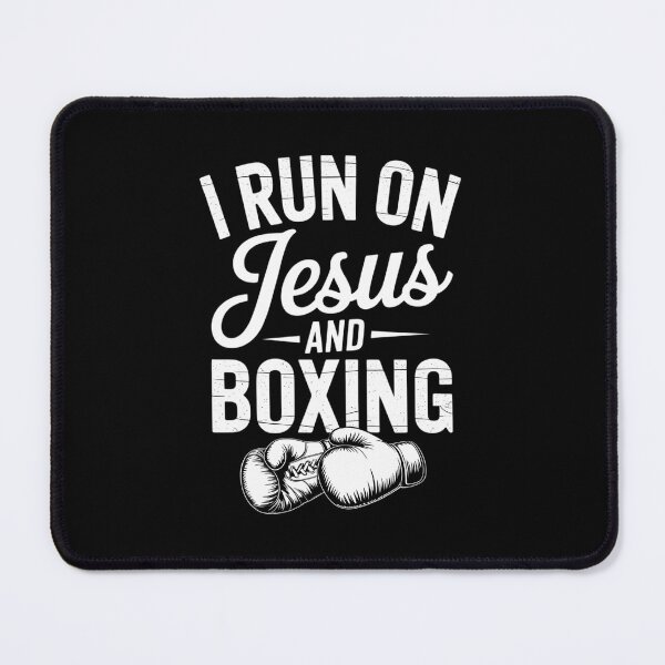 Item preview, Jesus And Boxing Christian Professional Boxer Sport Knockout designed and sold by FaithAbbott.