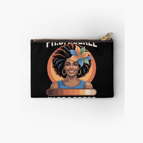 Item preview, PhD In Progress Doctoral Candidate Student Cool Black Afro  designed and sold by MyzoToyota.