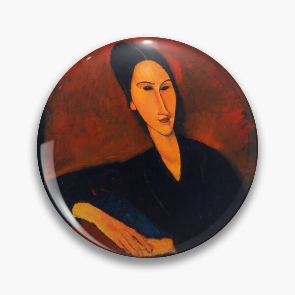 Item preview, Portrait of Anna Zborowska by Amedeo Modigliani: Modern École de Paris Poster designed and sold by artofuniverse.