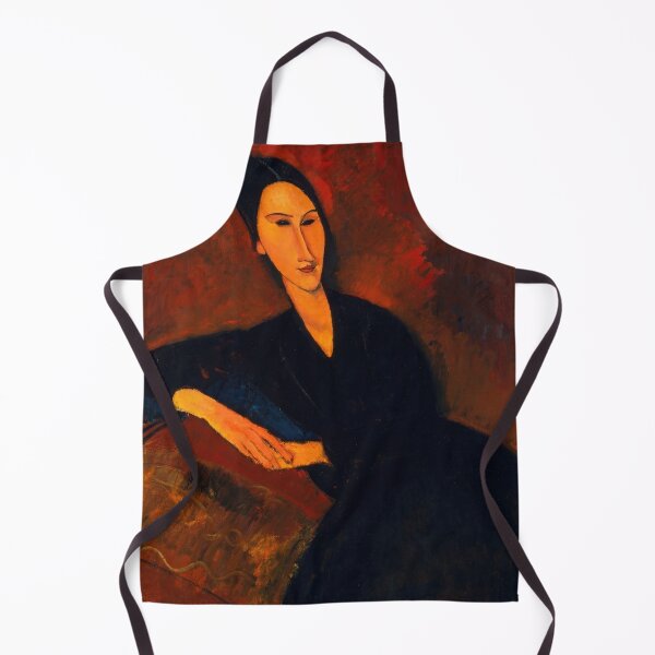 Item preview, Portrait of Anna Zborowska by Amedeo Modigliani: Modern École de Paris Poster designed and sold by artofuniverse.