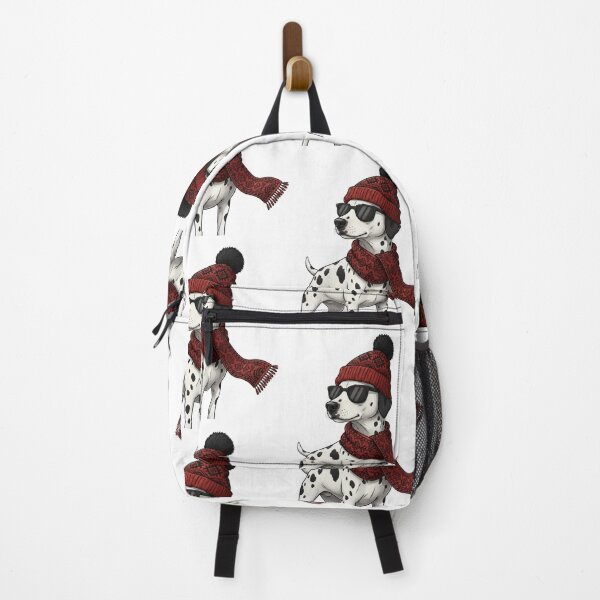 Item preview, Stylish Dalmatian Dog in Moroccan Rug Pattern Scarf and Beanie designed and sold by designwiss.
