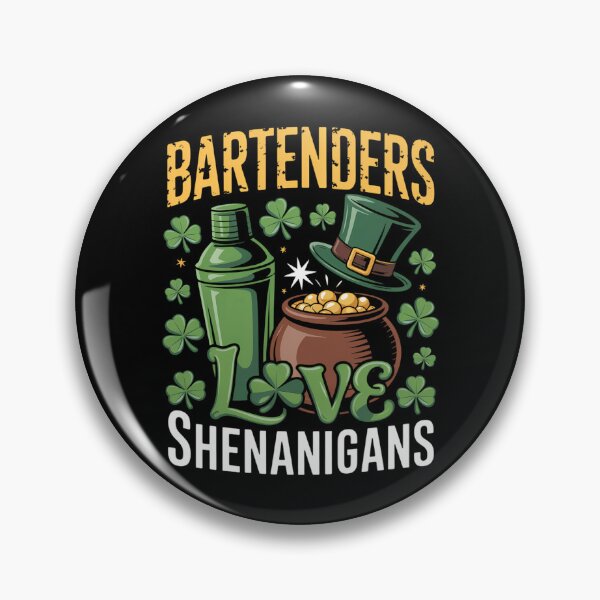 Item preview, Bartenders Shenanigans Shamrock Irish St. Patrick’s Day designed and sold by cosmicncozyS.