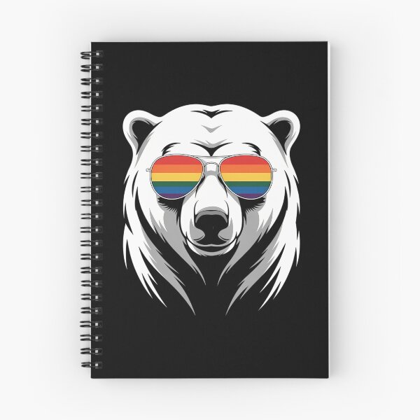 Item preview, Bear Rainbow Sunglasses Gay Pride Flag LGBTQ designed and sold by cosmicncozyS.