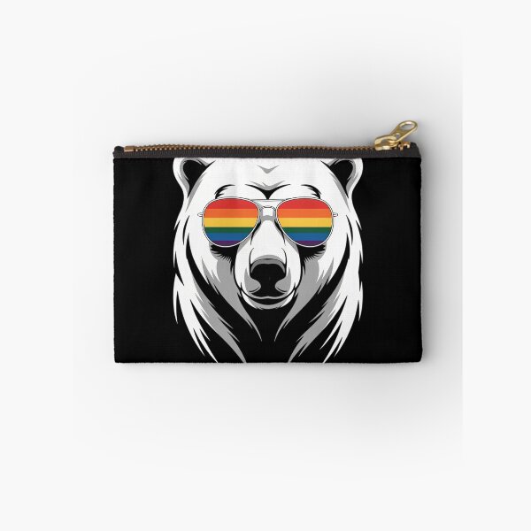 Item preview, Bear Rainbow Sunglasses Gay Pride Flag LGBTQ designed and sold by cosmicncozyS.