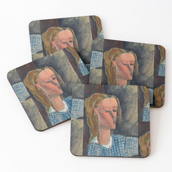 Item preview, Portrait of Beatrice Hastings by Amedeo Modigliani: École de Paris modern print designed and sold by artofuniverse.