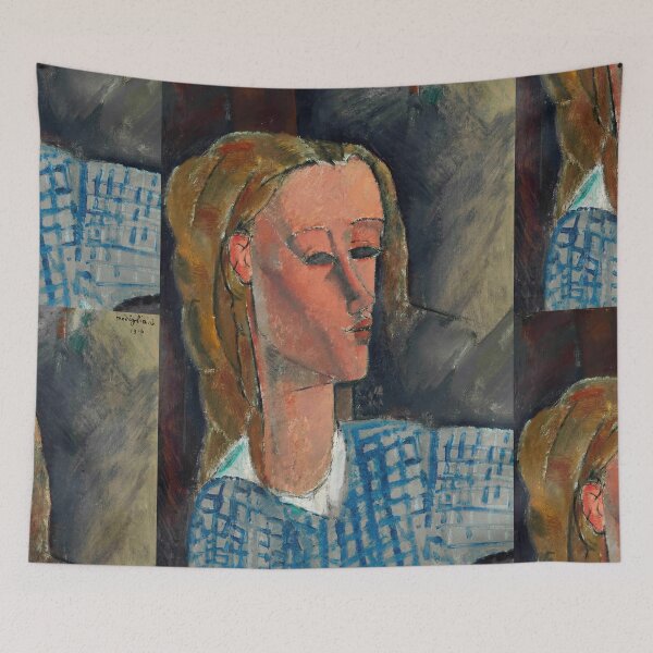 Item preview, Portrait of Beatrice Hastings by Amedeo Modigliani: École de Paris modern print designed and sold by artofuniverse.