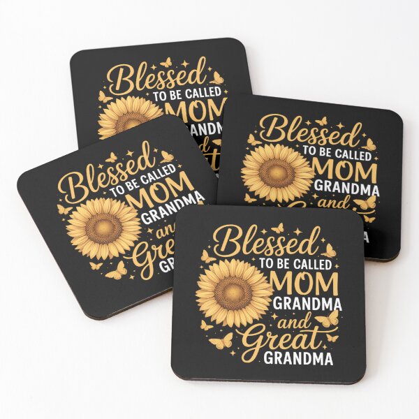 Item preview, Blessed to Be Called Mom Grandma Great Grandma Mother's Day designed and sold by Morphologiona.