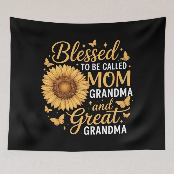 Item preview, Blessed to Be Called Mom Grandma Great Grandma Mother's Day designed and sold by Morphologiona.