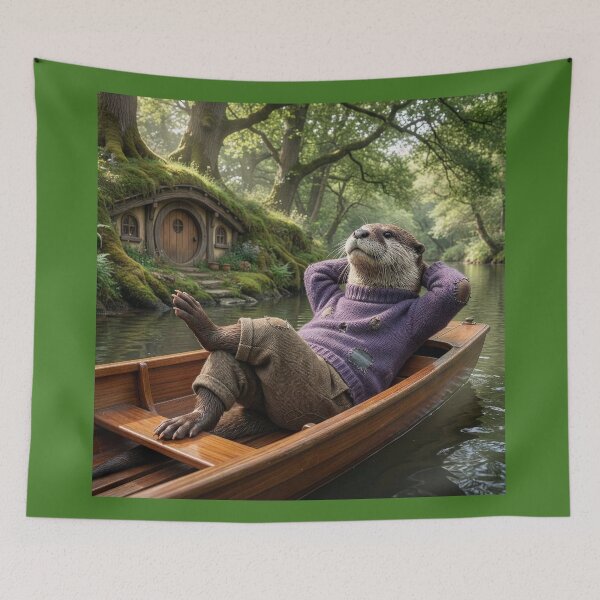 Item preview, Otter Woolgathering on the River designed and sold by Tridentulus.