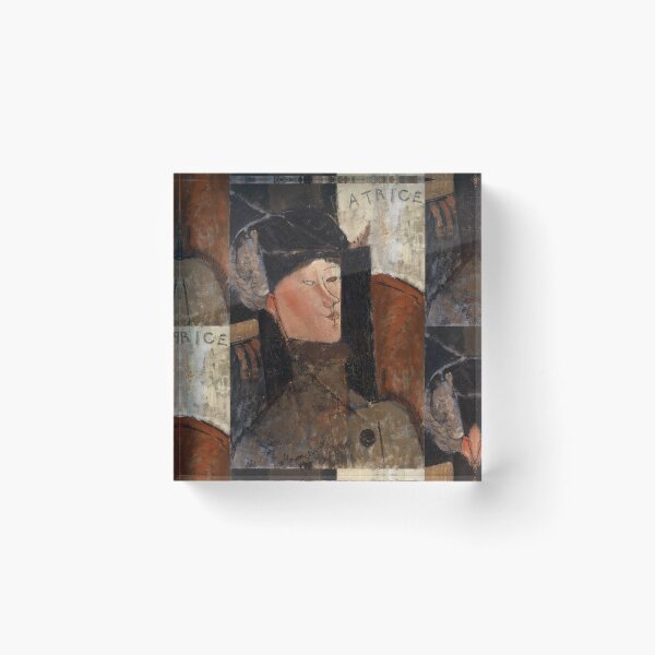 Item preview, Portrait of Beatrice Hastings 1916 by Amedeo Modigliani: Modernist Fine Art Print designed and sold by artofuniverse.