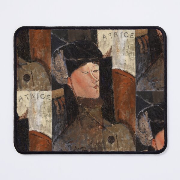 Item preview, Portrait of Beatrice Hastings 1916 by Amedeo Modigliani: Modernist Fine Art Print designed and sold by artofuniverse.
