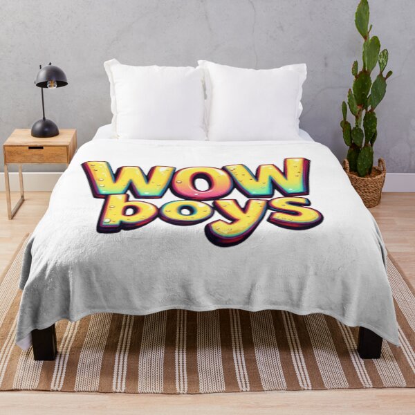 Artikelvorschau, WOW Jungen-T-Shirt mit Grafik – Cooles, trendiges Streetstyle-Design entworfen und verkauft von Colorfulsigns.