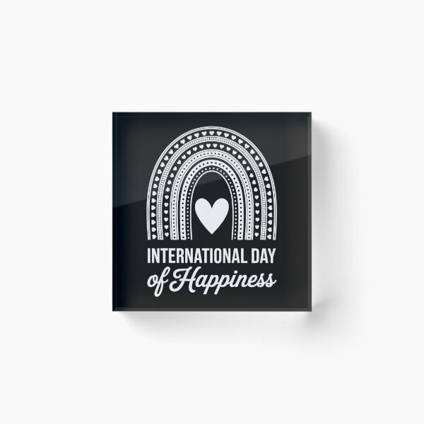 Item preview, International Day Of Happiness 2026 Peace Hope Love World designed and sold by FaithAbbott.