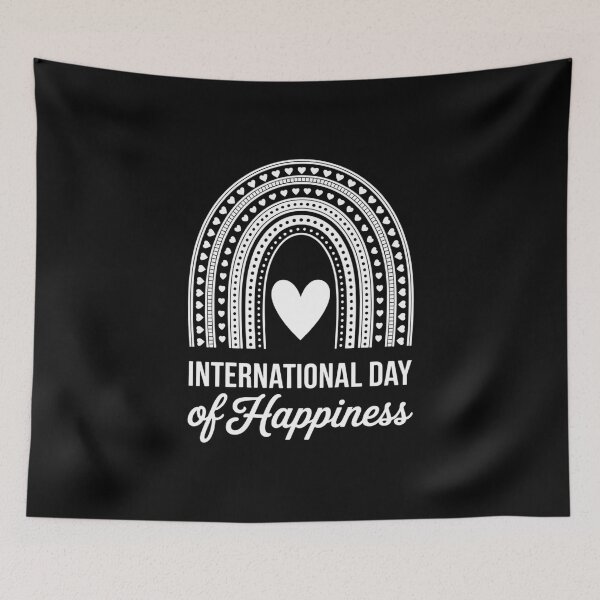 Item preview, International Day Of Happiness 2026 Peace Hope Love World designed and sold by FaithAbbott.