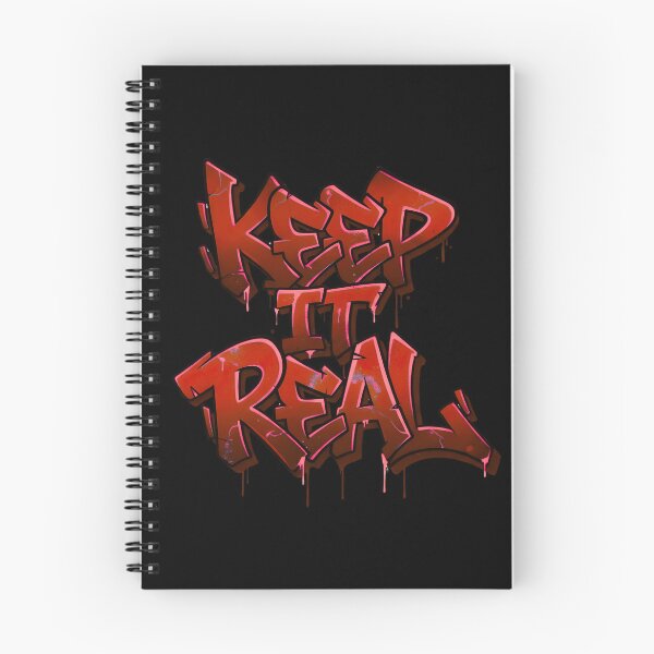 Item preview, Keep it Real |  Street Style Bold Typography  designed and sold by typoinspired.