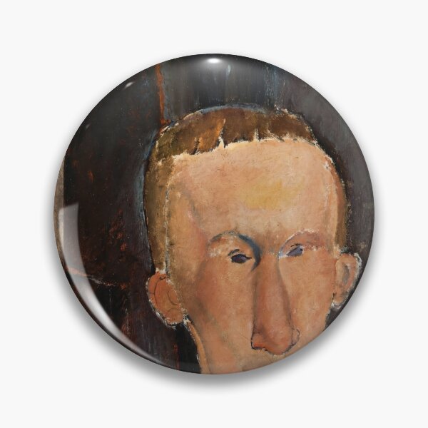 Item preview, Portrait of Blaise Cendrars by Amedeo Modigliani: Modernist Fine Art Print designed and sold by artofuniverse.