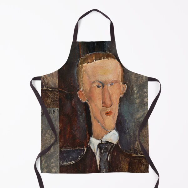 Item preview, Portrait of Blaise Cendrars by Amedeo Modigliani: Modernist Fine Art Print designed and sold by artofuniverse.