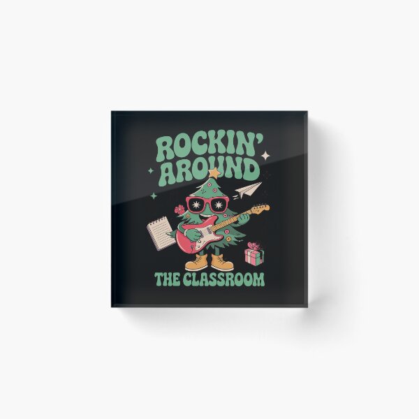 Item preview, Groovy Teacher Christmas Rockin' Around The Classroom designed and sold by NailMolisa.