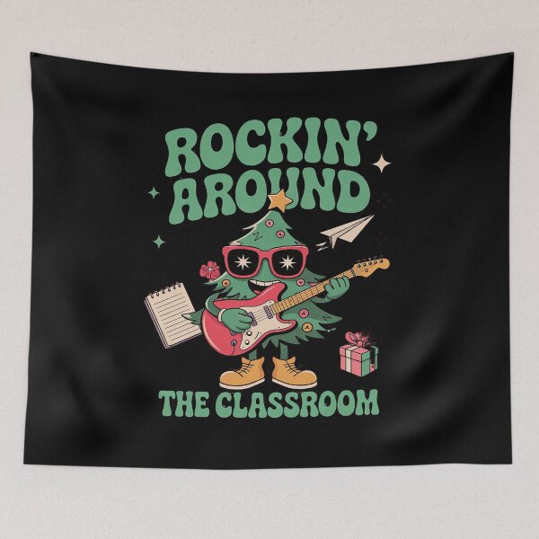Item preview, Groovy Teacher Christmas Rockin' Around The Classroom designed and sold by NailMolisa.