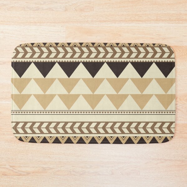 Item preview, Neutral Tribal Geometric Pattern – Aztec Inspired designed and sold by PatternDesign01.