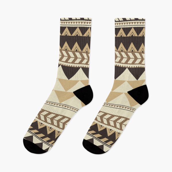 Item preview, Neutral Tribal Geometric Pattern – Aztec Inspired designed and sold by PatternDesign01.