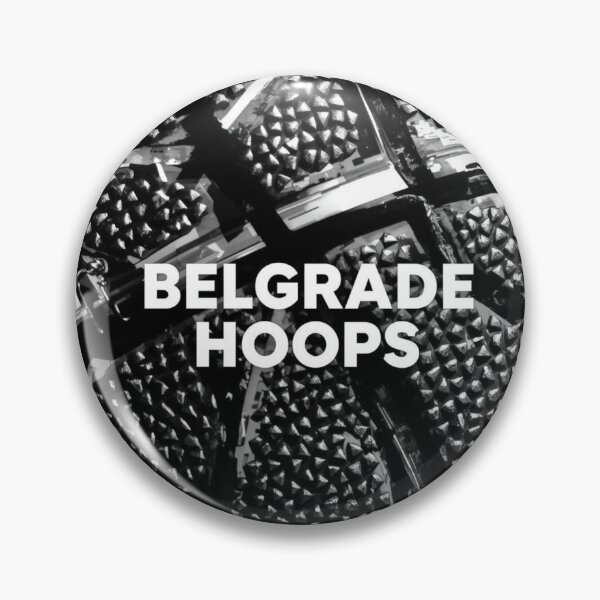 Item preview, Belgrade Hoops black and white  designed and sold by SportThreadz.