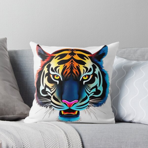 Item preview, Ferocious Colorful Lion Head | Lion Colorful Art For Lion Lovers designed and sold by Khan-Baba.