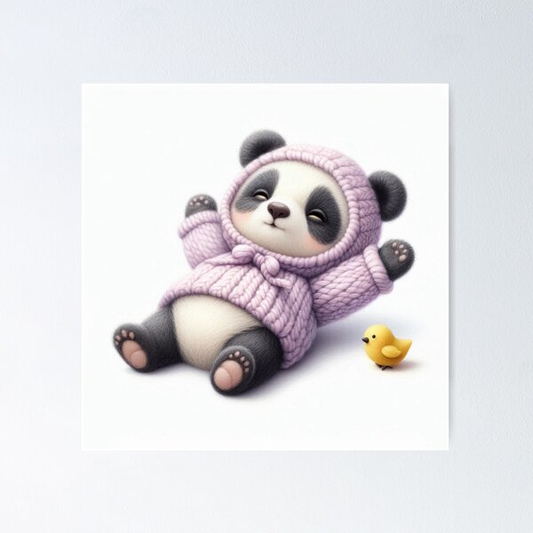 Item preview, Humble Panda designed and sold by Beyondnote-Art.