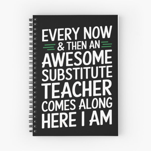 Item preview, Sarcastic Substitute Teacher Funny Saying designed and sold by NailMolisa.