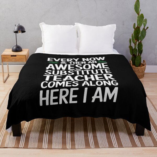 Item preview, Sarcastic Substitute Teacher Funny Saying designed and sold by NailMolisa.