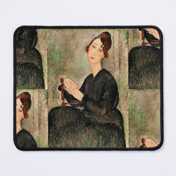 Item preview, Portrait of Dedie by Amedeo Modigliani: Modernist École de Paris Poster designed and sold by artofuniverse.