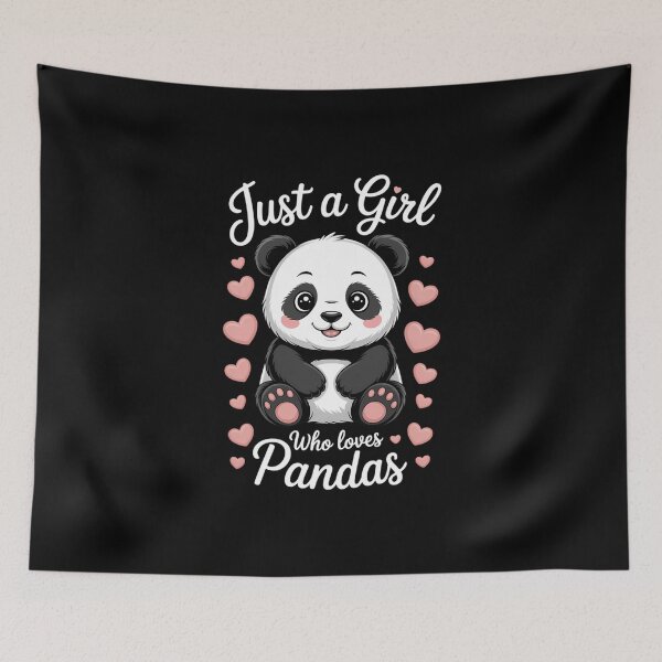 Item preview, Just A Girl Who Loves Pandas designed and sold by FaithAbbott.