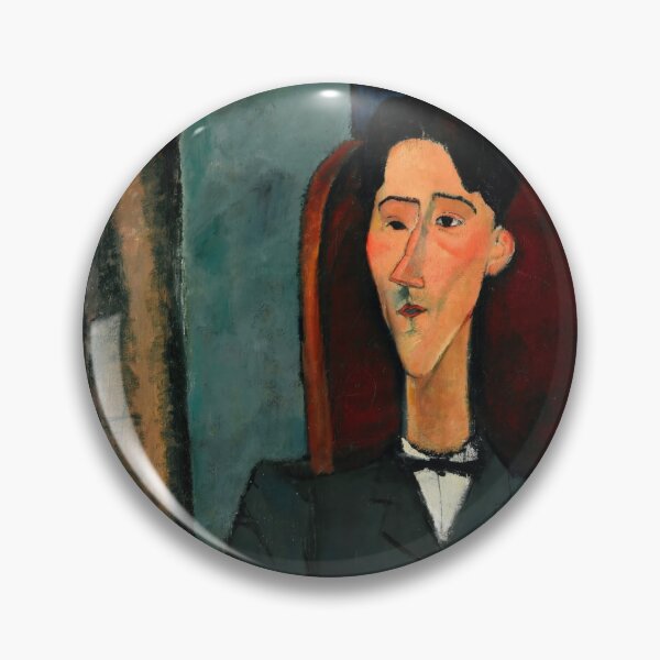 Item preview, Portrait of Jean Cocteau by Amedeo Modigliani: Modernist École de Paris Print designed and sold by artofuniverse.