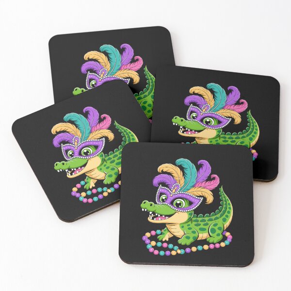 Item preview, Mardigator Mardi Gras Alligator Cute designed and sold by Morphologiona.