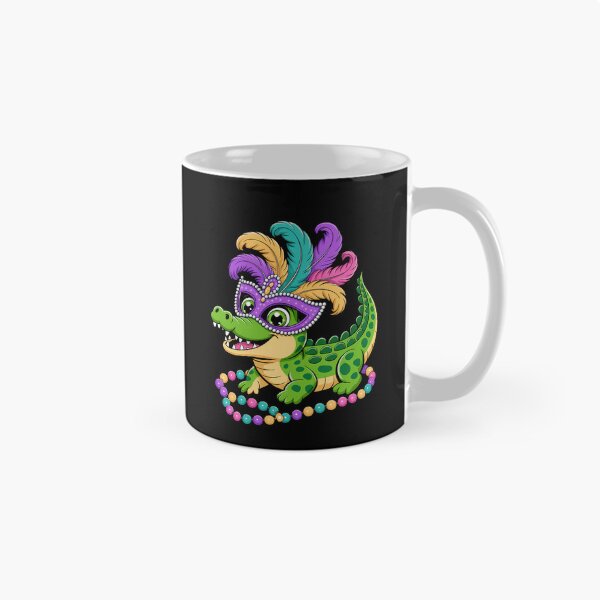Artikelvorschau, Mardigator Mardi Gras Alligator Süß entworfen und verkauft von Morphologiona.