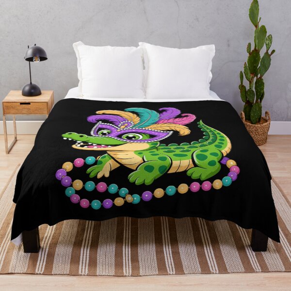 Item preview, Mardigator Mardi Gras Alligator Cute designed and sold by Morphologiona.