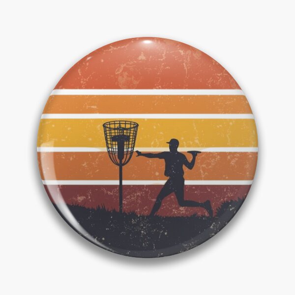 Item preview, Retro Disc Golf Sunset - Vintage Silhouette Disc Golfer Gift designed and sold by QuikFun.
