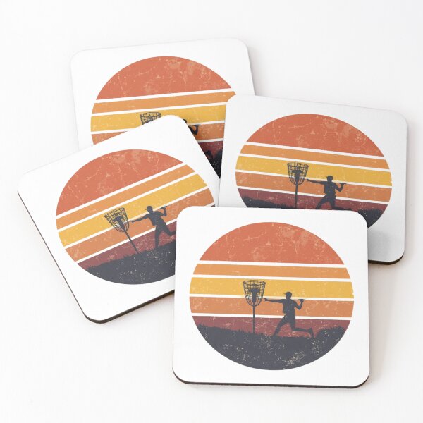 Item preview, Retro Disc Golf Sunset - Vintage Silhouette Disc Golfer Gift designed and sold by QuikFun.