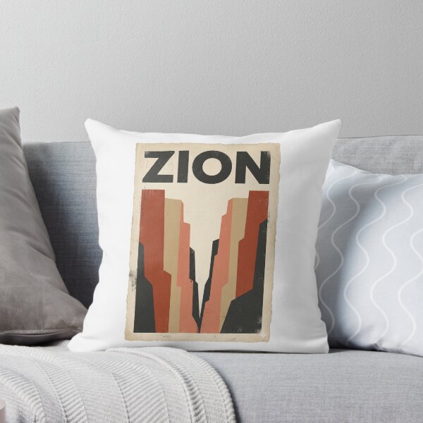 Item preview, Zion National Park Poster – Canyon Cliffs | Minimalist Nature Art designed and sold by MiszungART.