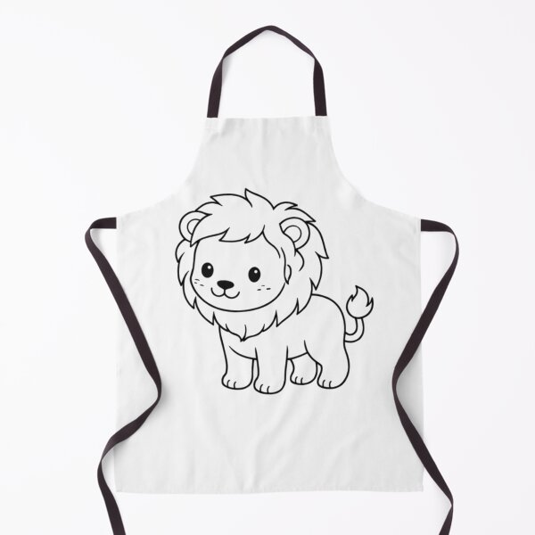 Item preview, Simple baby lion sketch drawing designed and sold by RaGini-Graphics.