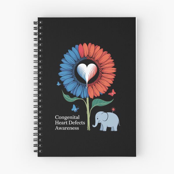 Item preview, Congenital Heart Defects Awareness Elephant designed and sold by cosmicncozyS.