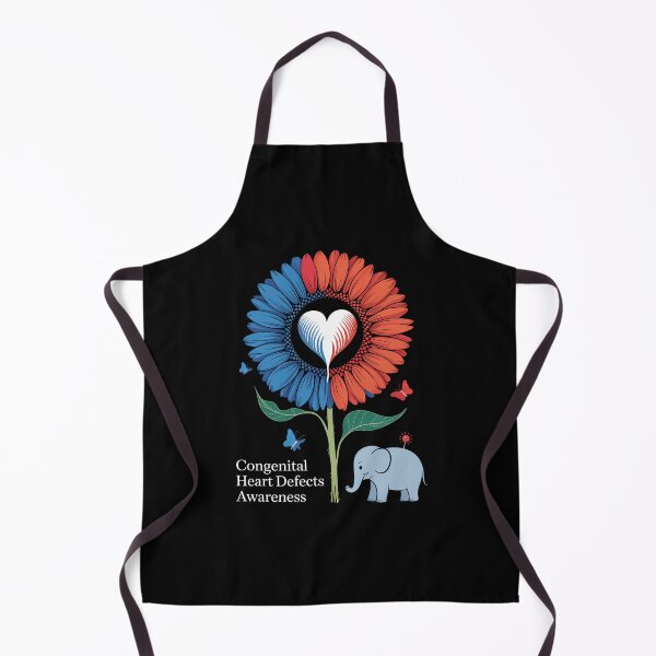 Item preview, Congenital Heart Defects Awareness Elephant designed and sold by cosmicncozyS.