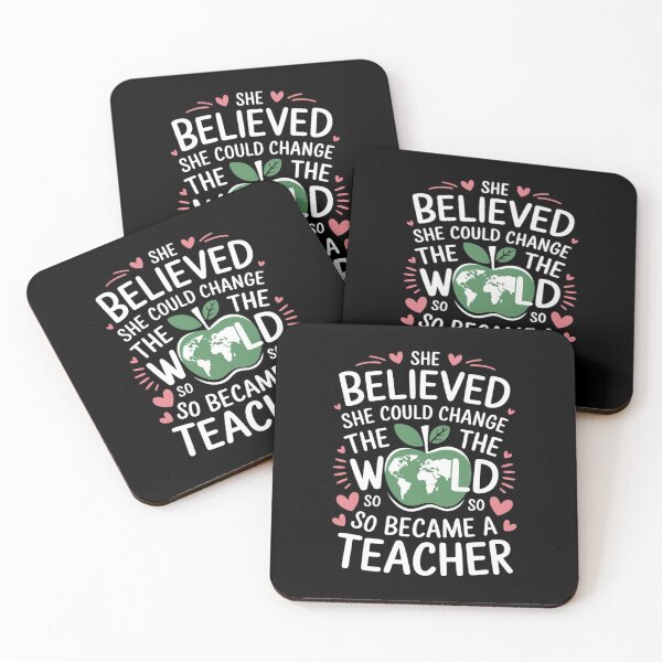 Item preview, She Believed She Could Change The World Teacher  designed and sold by NailMolisa.