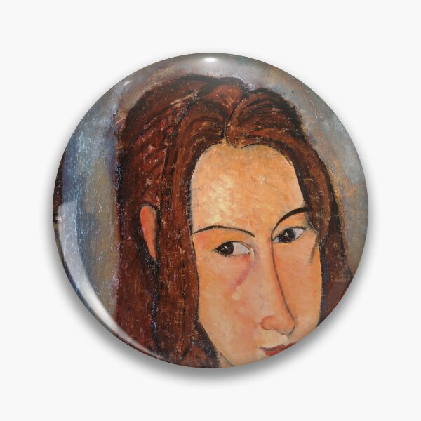 Item preview, Portrait of Jeanne Hebuterne in Profile by Amedeo Modigliani: Modern Classic Poster designed and sold by artofuniverse.