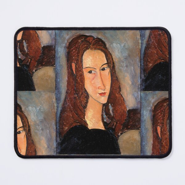 Item preview, Portrait of Jeanne Hebuterne in Profile by Amedeo Modigliani: Modern Classic Poster designed and sold by artofuniverse.