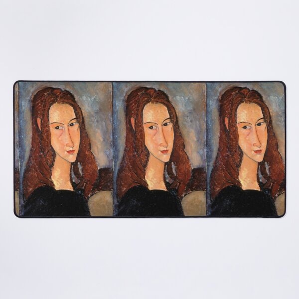 Item preview, Portrait of Jeanne Hebuterne in Profile by Amedeo Modigliani: Modern Classic Poster designed and sold by artofuniverse.