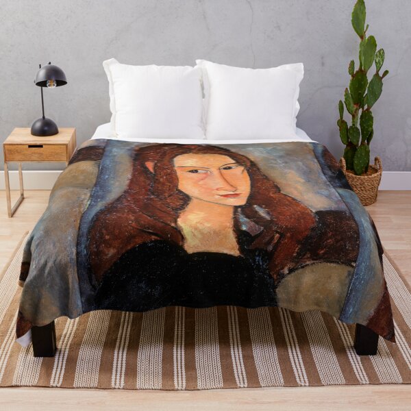 Item preview, Portrait of Jeanne Hebuterne in Profile by Amedeo Modigliani: Modern Classic Poster designed and sold by artofuniverse.