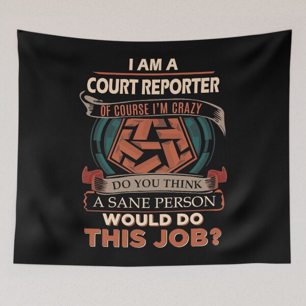 Item preview, Court Reporter designed and sold by aqnkkalw83.