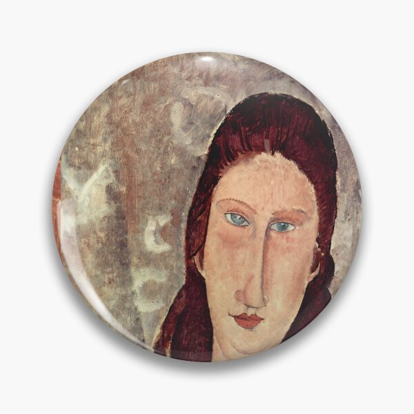 Item preview, Portrait of Jeanne Hebuterne 1919by Amedeo Modigliani: Modernist Fine Art Print designed and sold by artofuniverse.