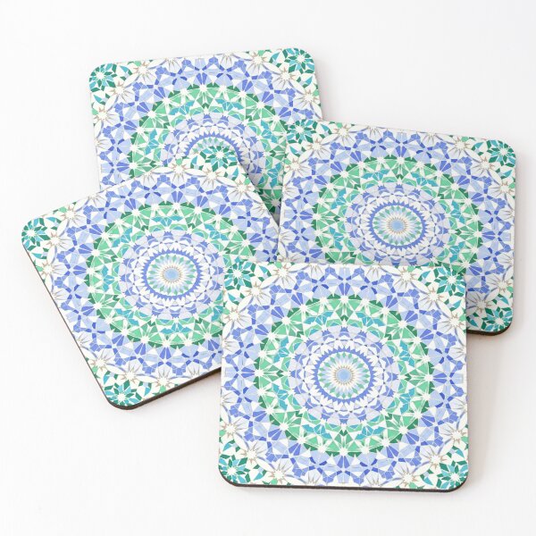 Item preview, Moroccan Zellige Tile Mandala designed and sold by designwiss.